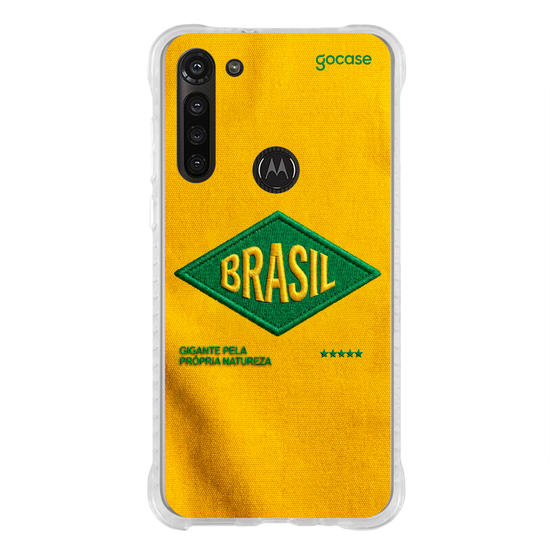 Capinha para celular  Brasil - Bold patch - Amarelo