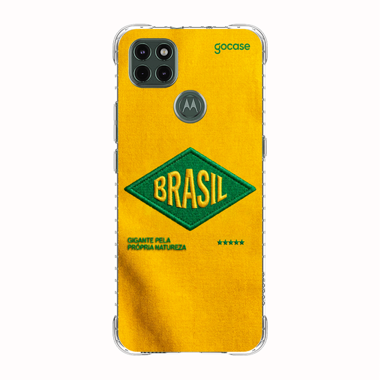 Capinha para celular  Brasil - Bold patch - Amarelo