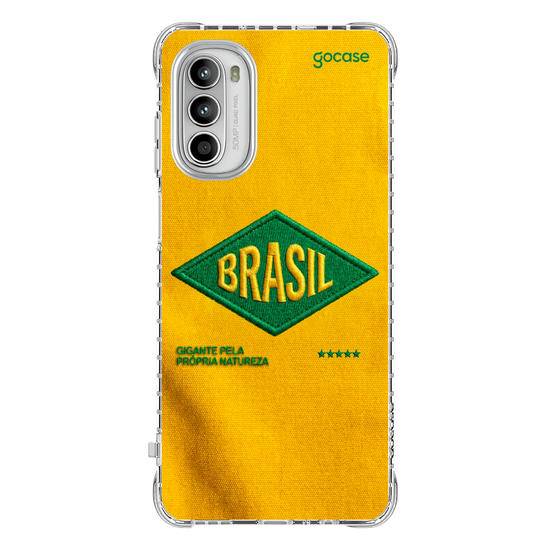 Capinha para celular  Brasil - Bold patch - Amarelo