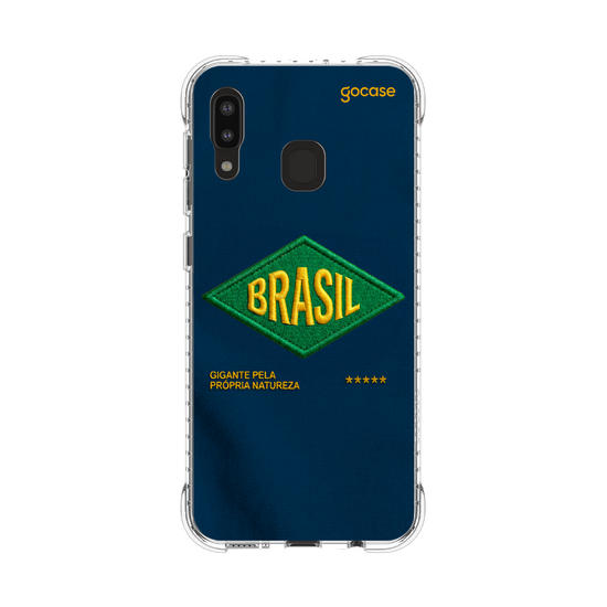 Capinha para celular  Brasil - Bold patch - Azul