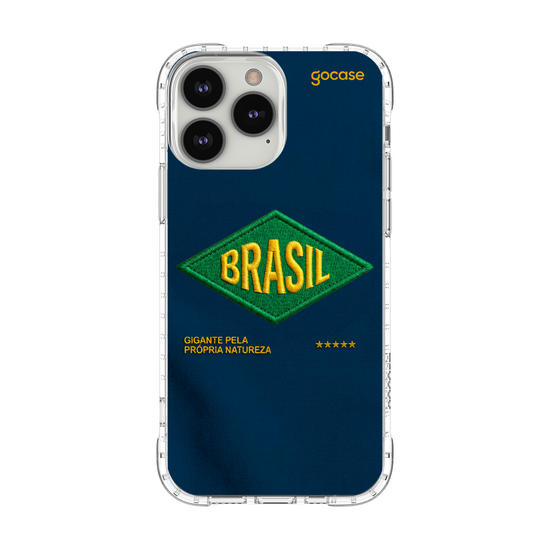 Capinha para celular  Brasil - Bold patch - Azul