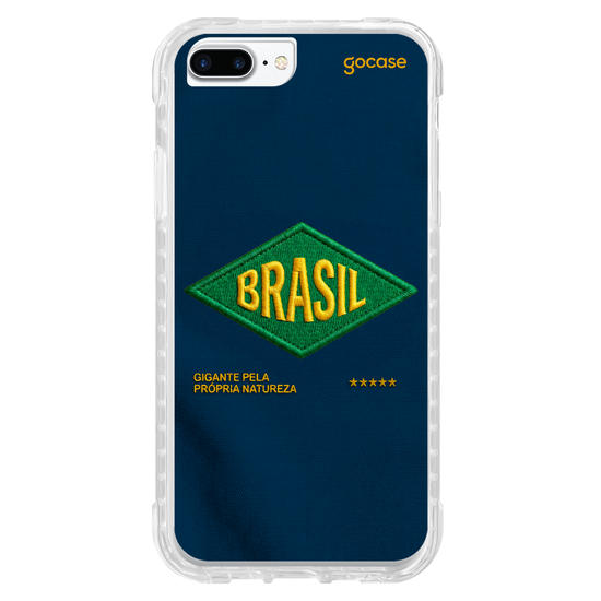 Capinha para celular  Brasil - Bold patch - Azul