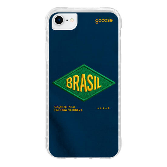 Capinha para celular  Brasil - Bold patch - Azul