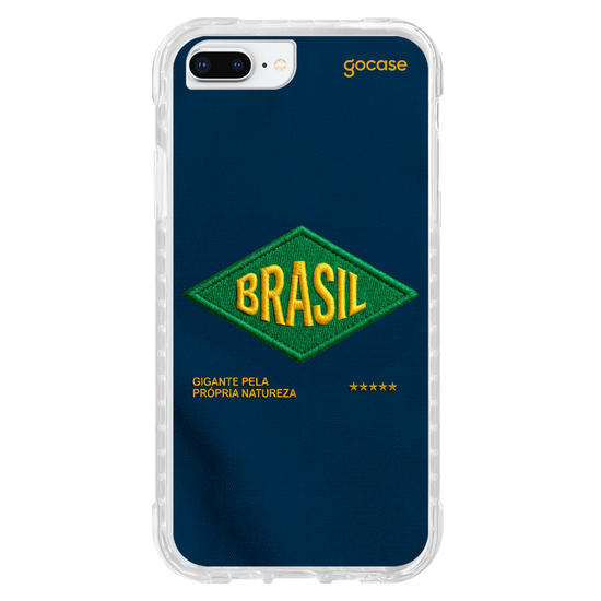 Capinha para celular  Brasil - Bold patch - Azul