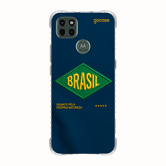 Capinha para celular  Brasil - Bold patch - Azul