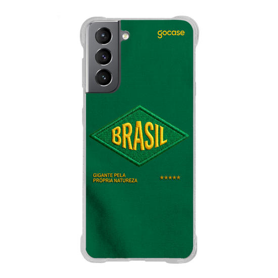 Capinha para celular  Brasil - Bold patch - Verde