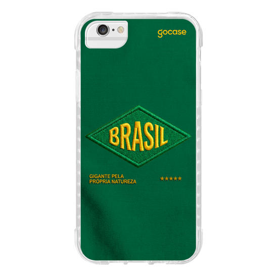 Capinha para celular  Brasil - Bold patch - Verde