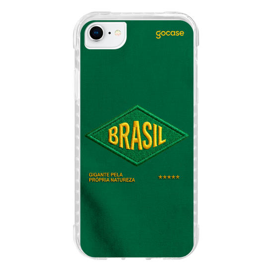 Capinha para celular  Brasil - Bold patch - Verde