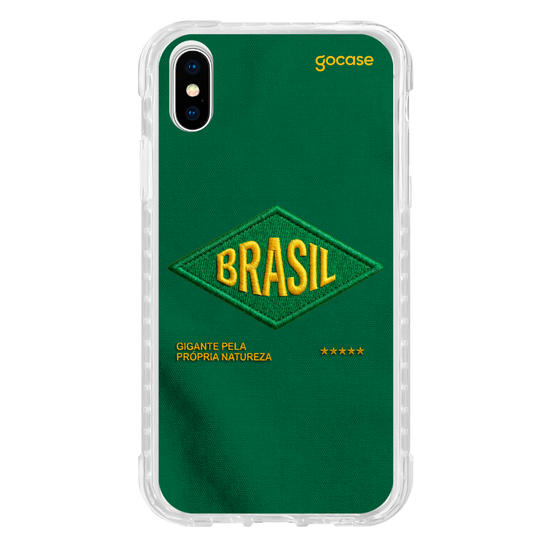 Capinha para celular  Brasil - Bold patch - Verde