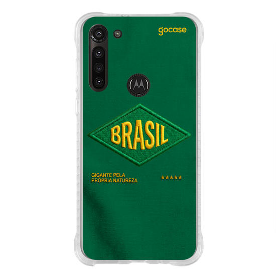 Capinha para celular  Brasil - Bold patch - Verde