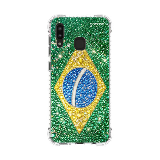 Capinha para celular Brasil Cravejado