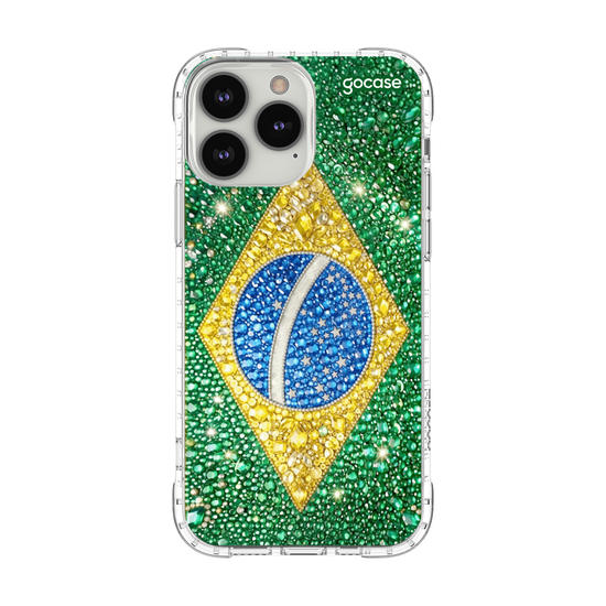 Capinha para celular Brasil Cravejado
