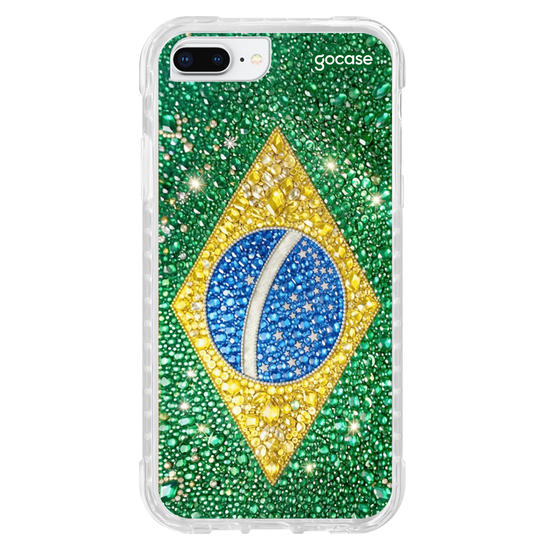 Capinha para celular Brasil Cravejado