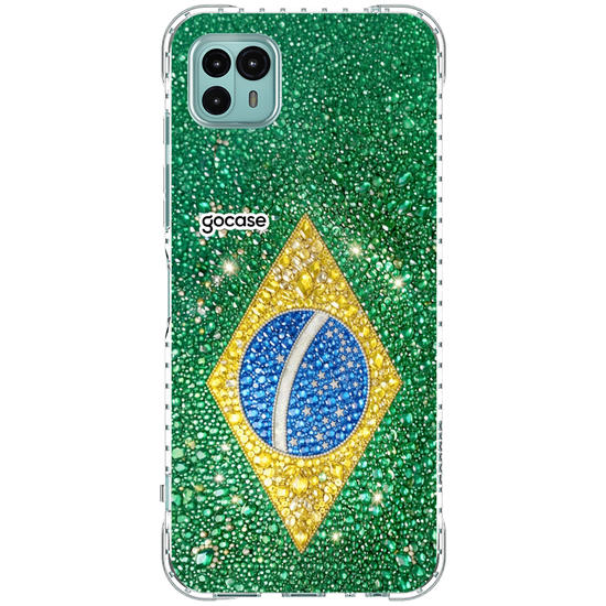Capinha para celular Brasil Cravejado