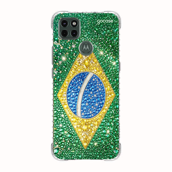 Capinha para celular Brasil Cravejado