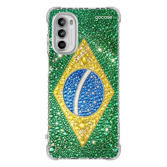 Capinha para celular Brasil Cravejado