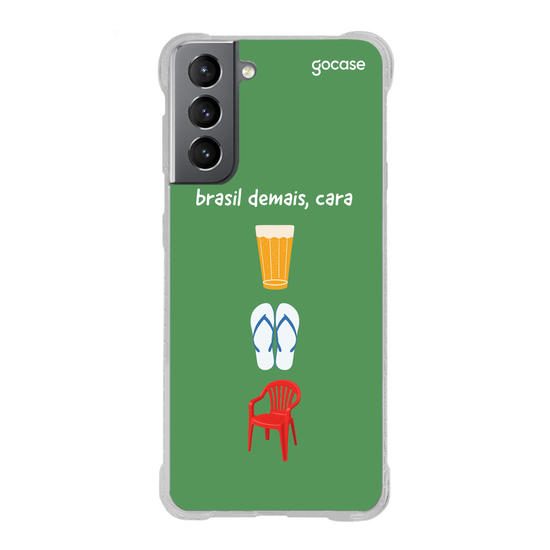Capinha para celular  Brasil demais, cara