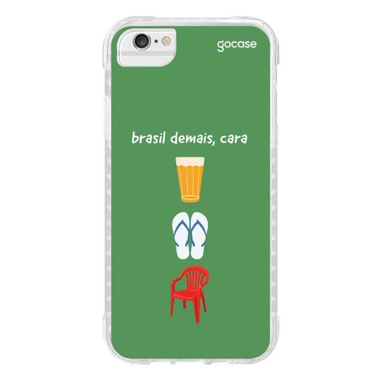 Capinha para celular  Brasil demais, cara