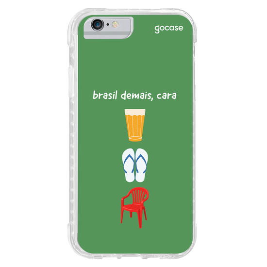 Capinha para celular  Brasil demais, cara