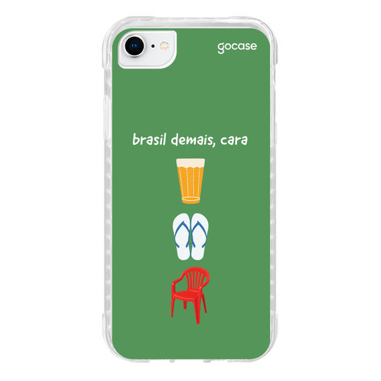 Capinha para celular  Brasil demais, cara