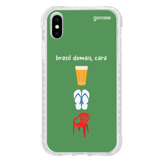 Capinha para celular  Brasil demais, cara
