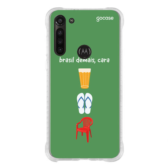 Capinha para celular  Brasil demais, cara