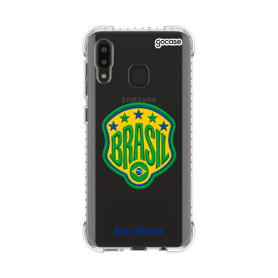 Capinha para celular   Brasil Estrelado Patch