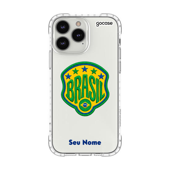Capinha para celular   Brasil Estrelado Patch