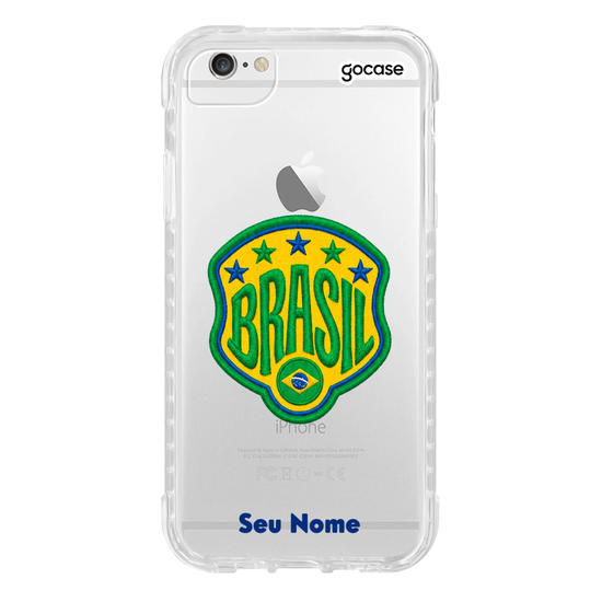 Capinha para celular   Brasil Estrelado Patch