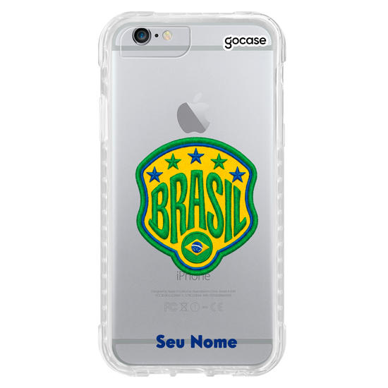 Capinha para celular   Brasil Estrelado Patch