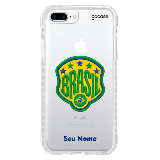 Capinha para celular   Brasil Estrelado Patch