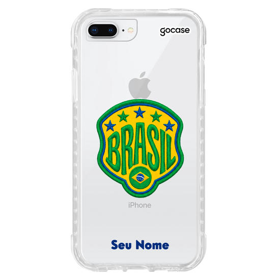 Capinha para celular   Brasil Estrelado Patch