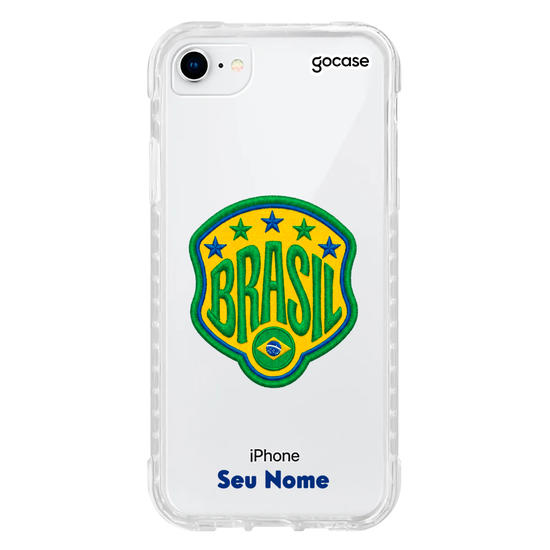 Capinha para celular   Brasil Estrelado Patch