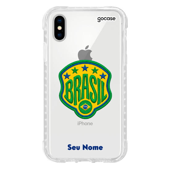 Capinha para celular   Brasil Estrelado Patch