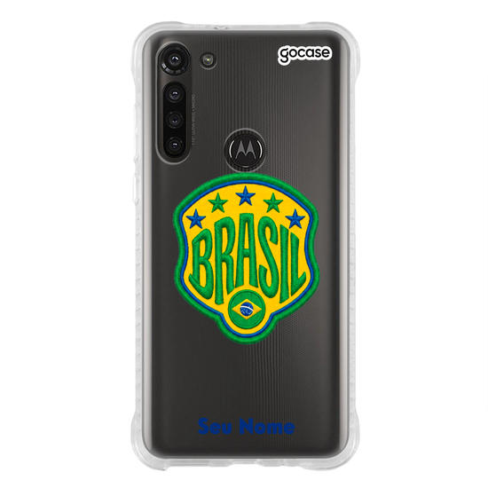 Capinha para celular   Brasil Estrelado Patch