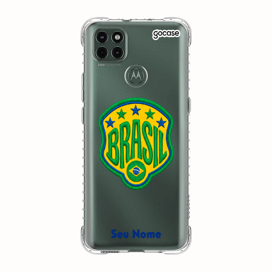 Capinha para celular   Brasil Estrelado Patch