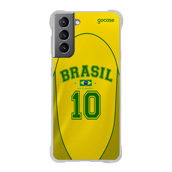 Capinha para celular  Brasil - Jersey Sport - Ouro