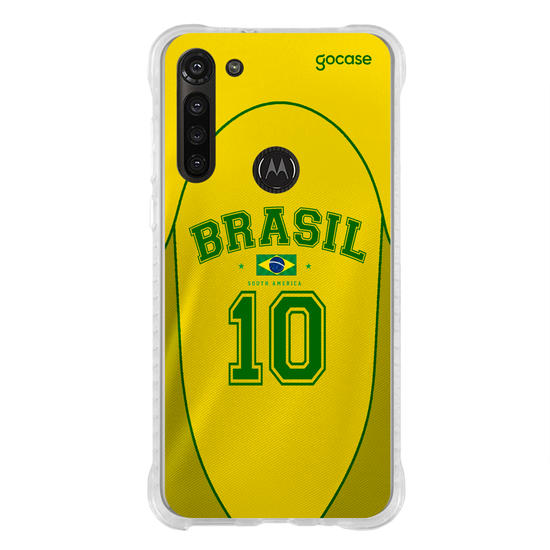 Capinha para celular  Brasil - Jersey Sport - Ouro