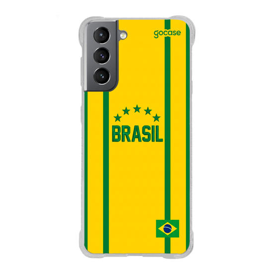 Capinha para celular  Brasil Listras