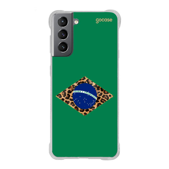 Capinha para celular  Brasil Oncinha