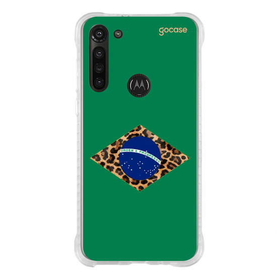 Capinha para celular  Brasil Oncinha