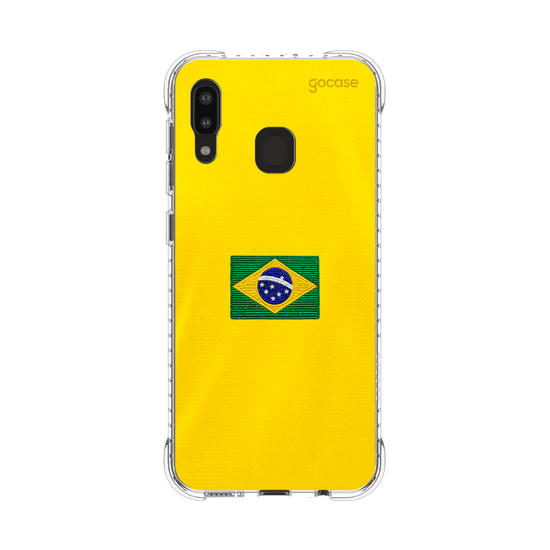 Capinha para celular Brasil Patch - Amarelo