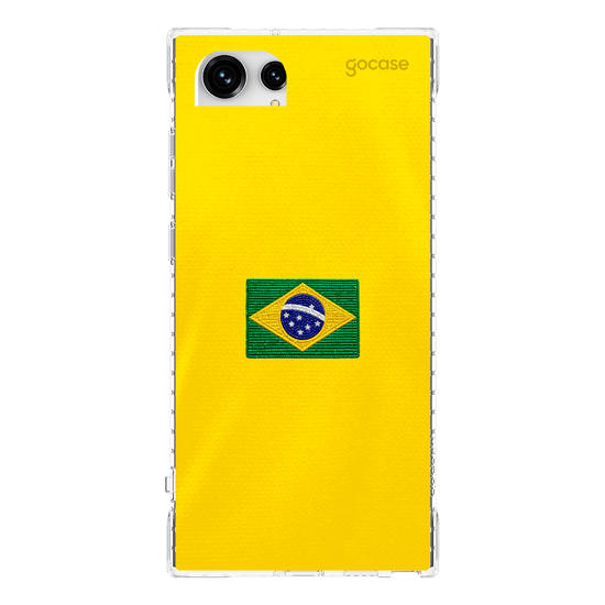 Capinha para celular Brasil Patch - Amarelo