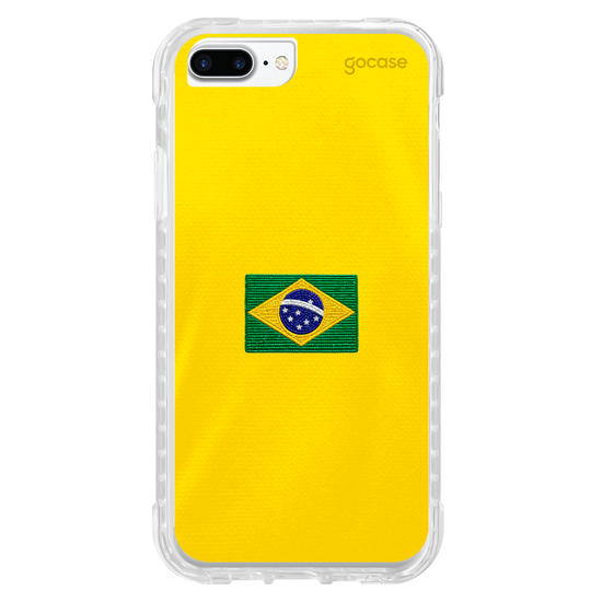 Capinha para celular Brasil Patch - Amarelo