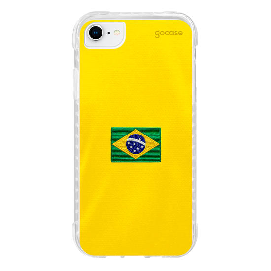 Capinha para celular Brasil Patch - Amarelo