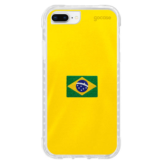 Capinha para celular Brasil Patch - Amarelo