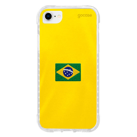 Capinha para celular Brasil Patch - Amarelo