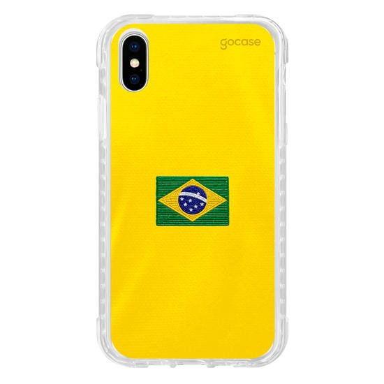 Capinha para celular Brasil Patch - Amarelo
