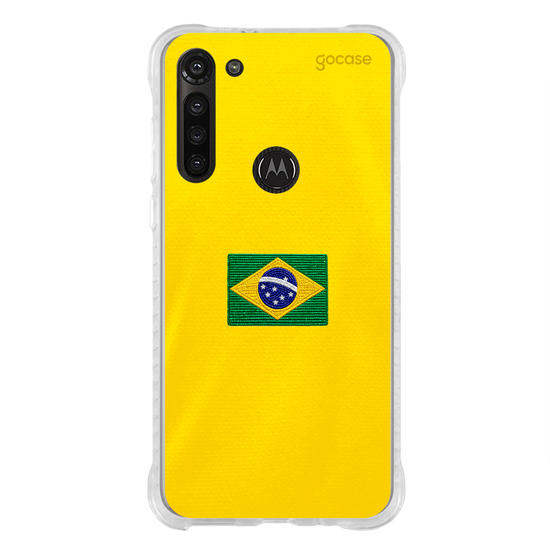 Capinha para celular Brasil Patch - Amarelo