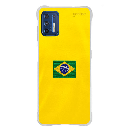 Capinha para celular Brasil Patch - Amarelo